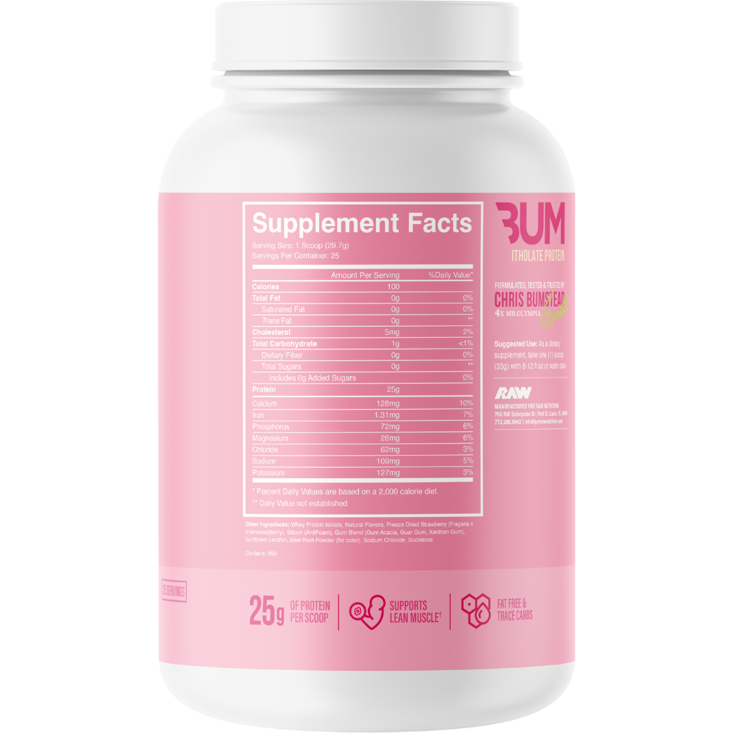 BUM Itholate protein isolate powder dietary supplement for adults by My Store