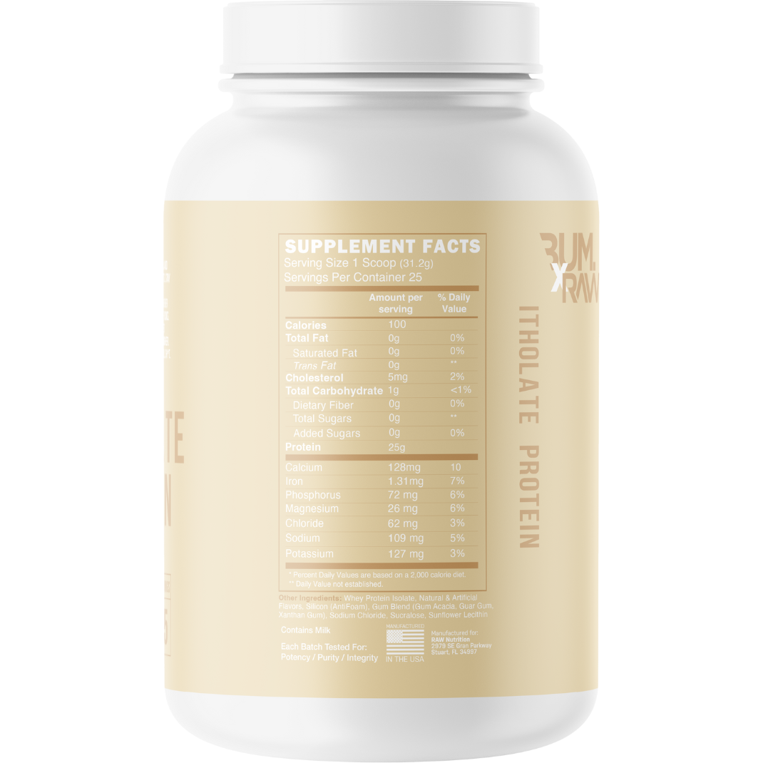 BUM Itholate protein isolate powder dietary supplement for adults by My Store