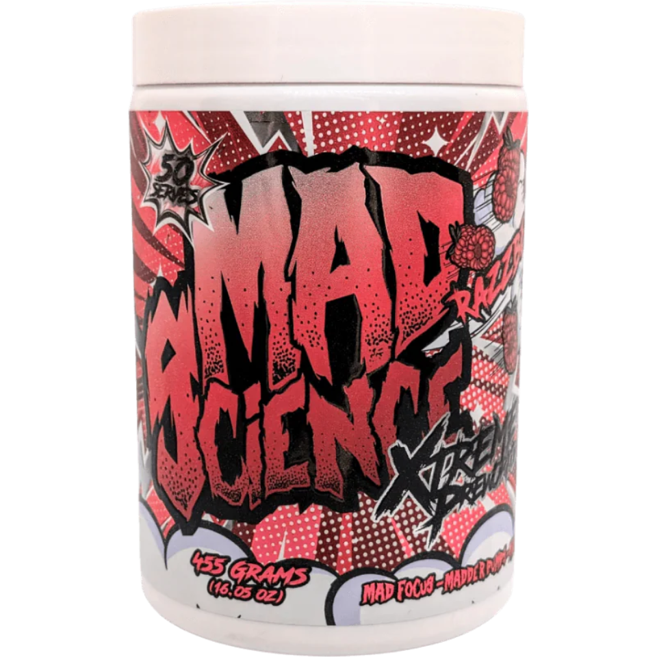 Mad science xtreme pre-workout powder 400 mg caffeine per serving by Mad Science