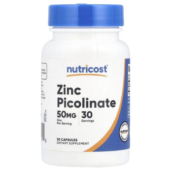 Nutricost zinc picolinate 50 mg per unit by Nutricost