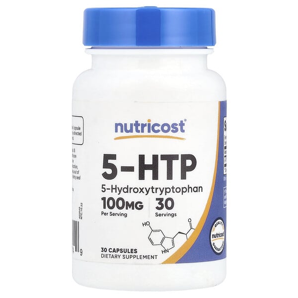 Nutricost 5-HTP 100 mg dietary supplement by Nutricost