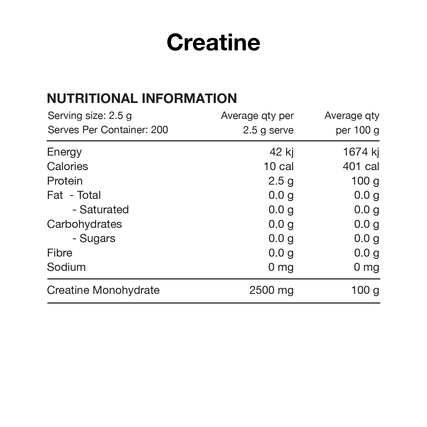 Switch Nutrition Creatine Monohydrate Powder by Switch nutrition